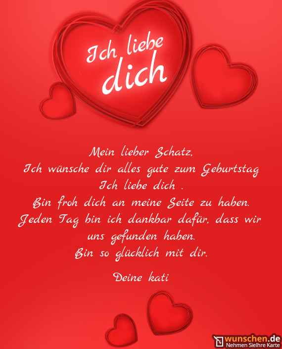 Liebe zum liebe dich alles geburtstag ich alles liebe