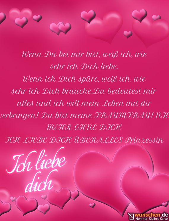 Leben mit dir verbringen! Du bist meine TRAUMFRAU! NIE MEHR OHNE DICH