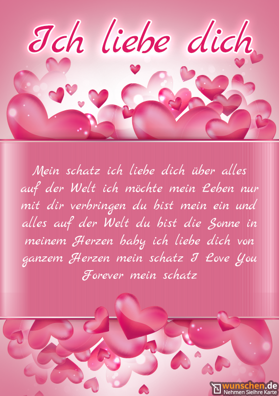 Dich der über auf liebe alles welt ich Ich liebe