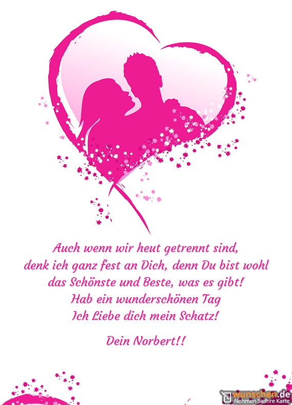 Hab einen schönen tag mein schatz