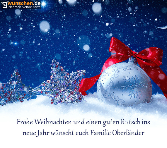 Weihnachtswunsche Und Guten Rutsch Ins Neue Jahr